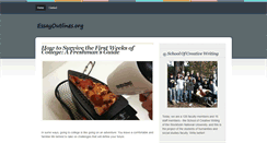 Desktop Screenshot of essayoutlines.org