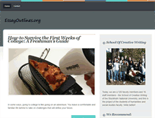 Tablet Screenshot of essayoutlines.org